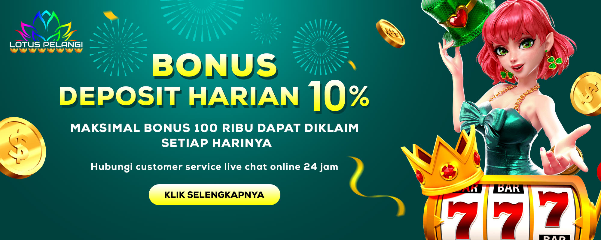 Bonus Deposit LOTUSPELANGI